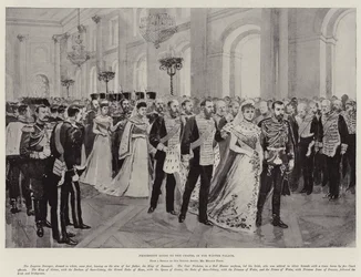 Die Hochzeit von Nikolaus II., Zar von Russland